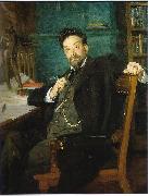 Portrait of professor Karl Warburg Richard Bergh